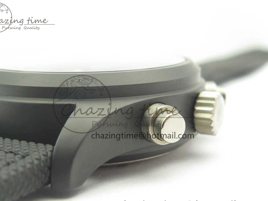 MIROTIME 1231 Modern PILOT IW389001 ZF 1:1 Best Edition Ceramic Case Black Dial on Nylon Strap A7750 (Same Function As Genuine) 7158